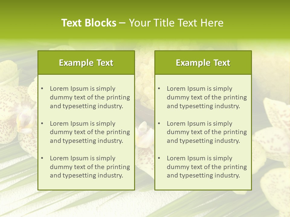 Fresh Rejuvenation Salt PowerPoint Template