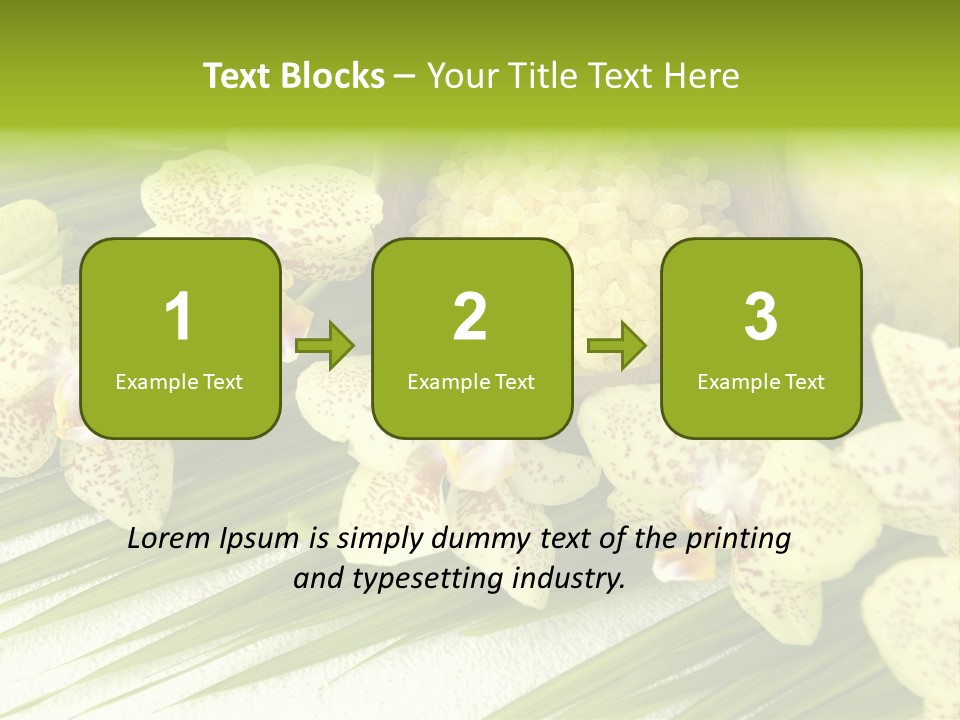 Fresh Rejuvenation Salt PowerPoint Template