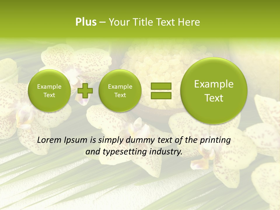 Fresh Rejuvenation Salt PowerPoint Template