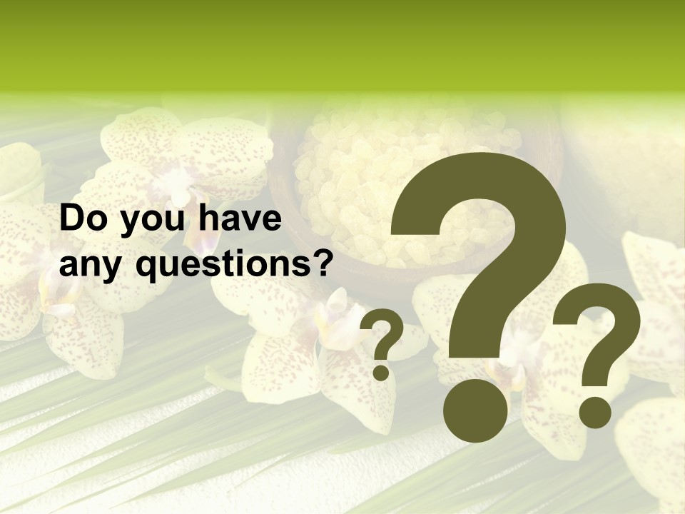 Fresh Rejuvenation Salt PowerPoint Template