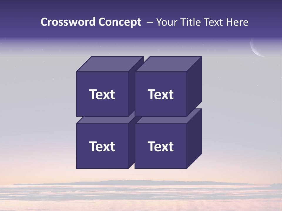 Santa Dusk Sunrise PowerPoint Template