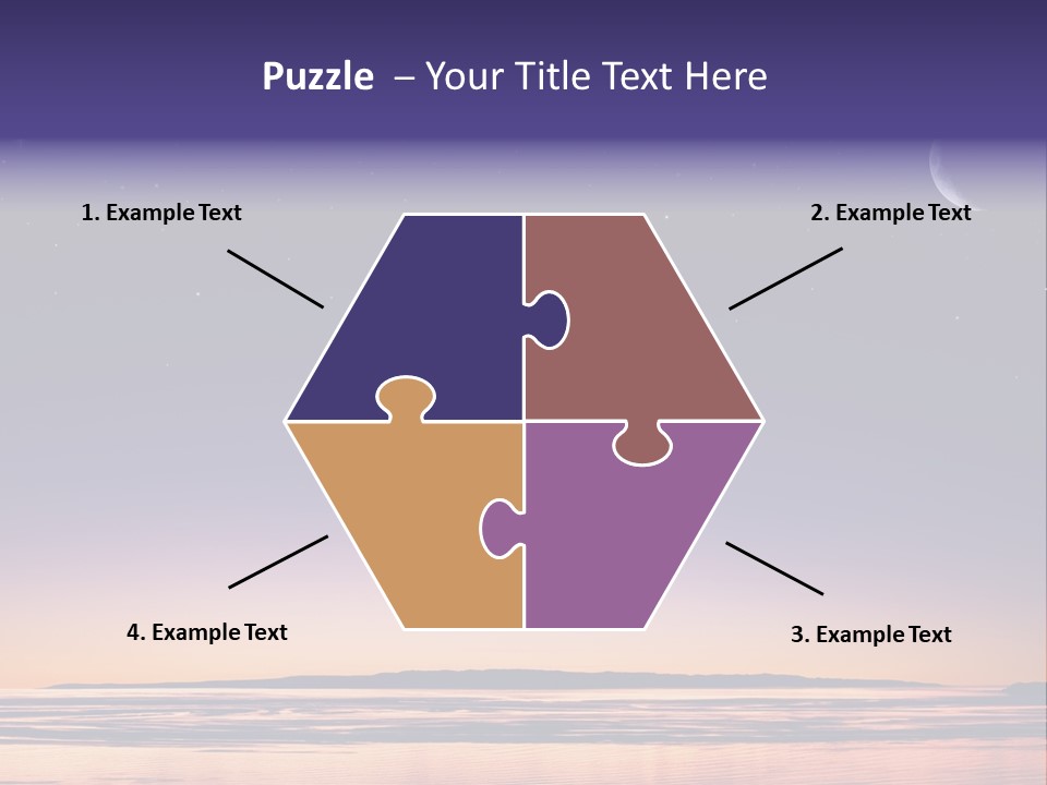 Santa Dusk Sunrise PowerPoint Template