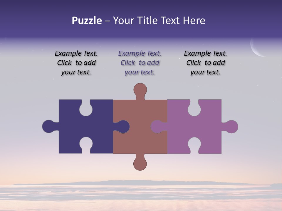 Santa Dusk Sunrise PowerPoint Template