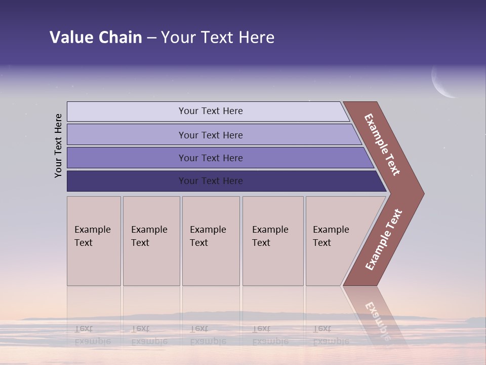 Santa Dusk Sunrise PowerPoint Template