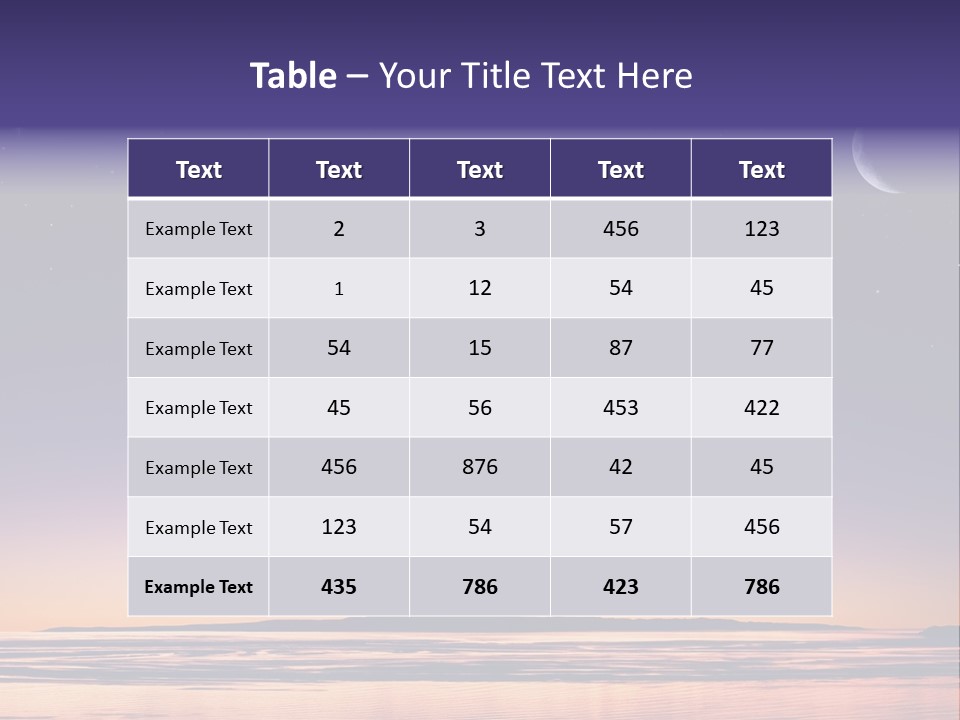 Santa Dusk Sunrise PowerPoint Template