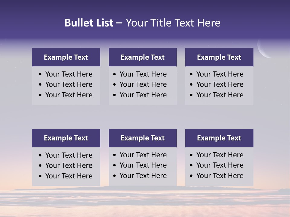Santa Dusk Sunrise PowerPoint Template