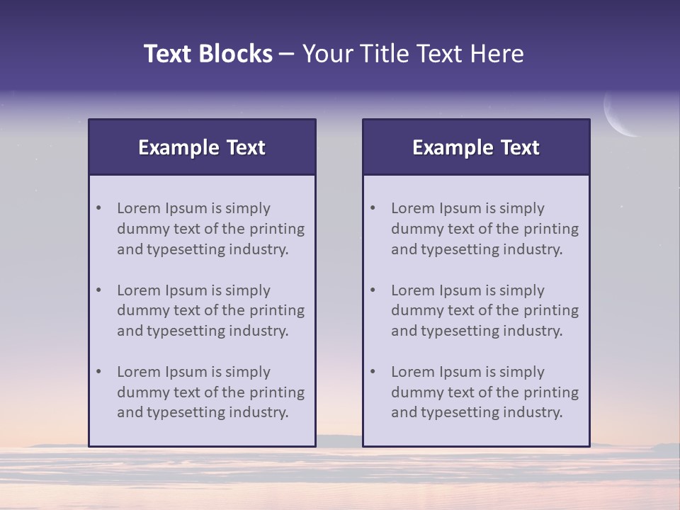 Santa Dusk Sunrise PowerPoint Template