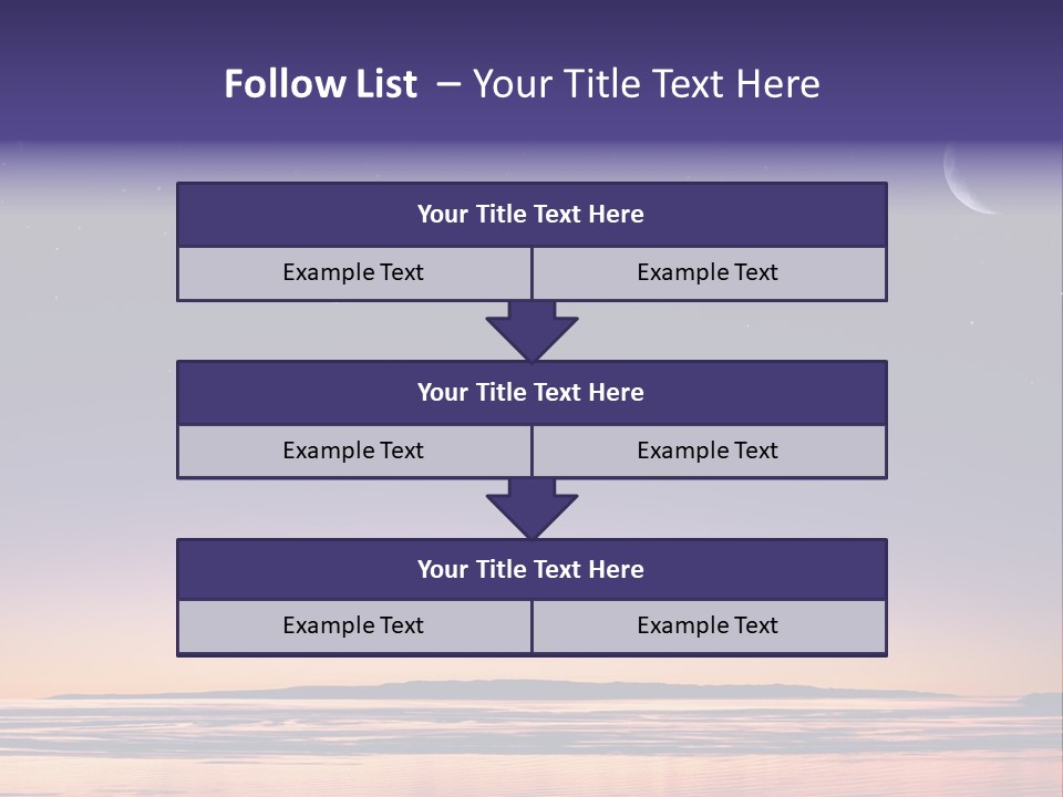 Santa Dusk Sunrise PowerPoint Template