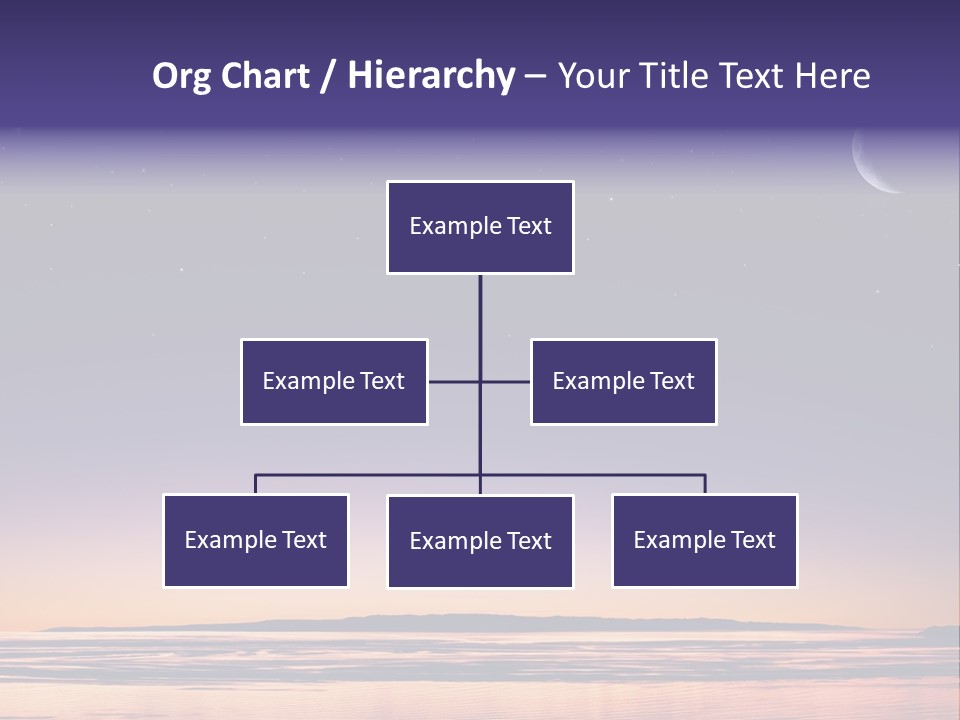 Santa Dusk Sunrise PowerPoint Template