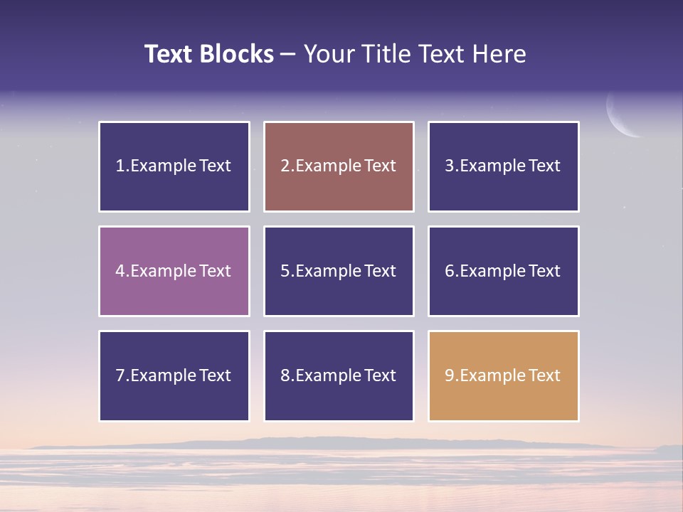 Santa Dusk Sunrise PowerPoint Template