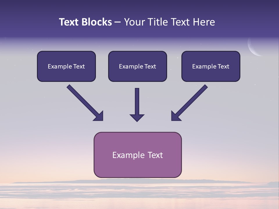 Santa Dusk Sunrise PowerPoint Template