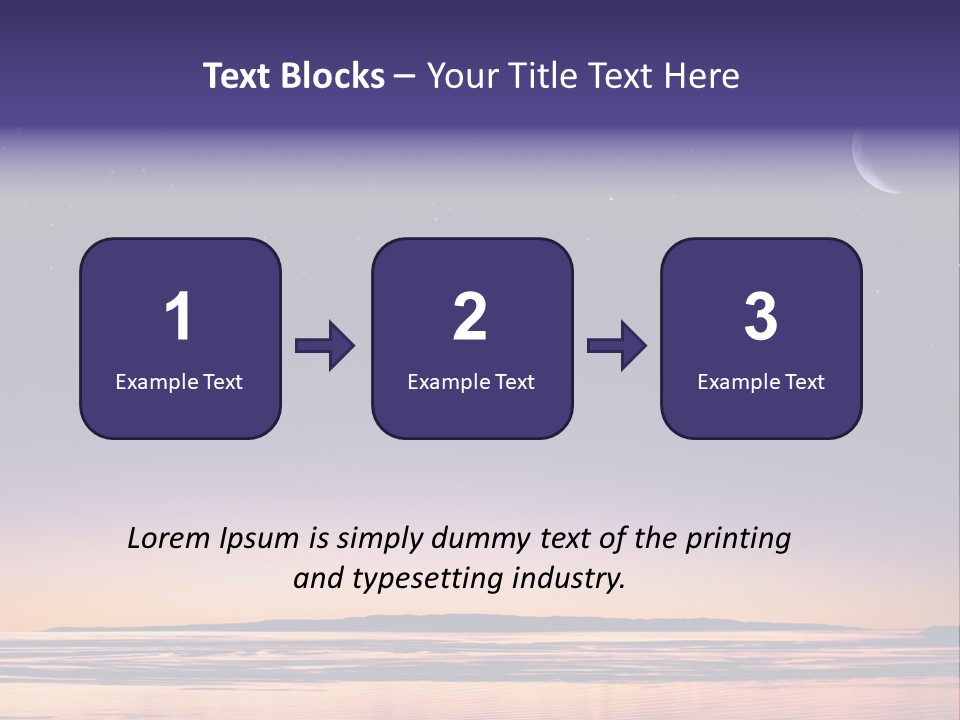 Santa Dusk Sunrise PowerPoint Template