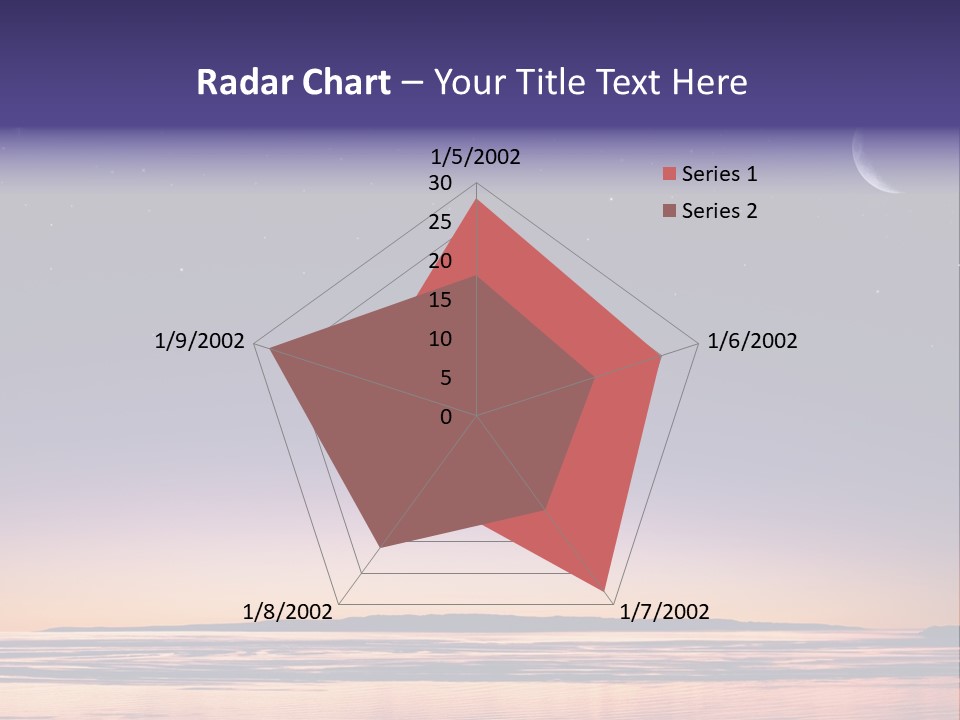 Santa Dusk Sunrise PowerPoint Template