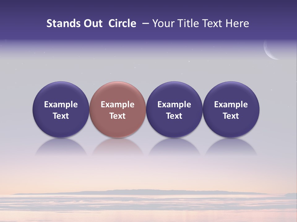 Santa Dusk Sunrise PowerPoint Template