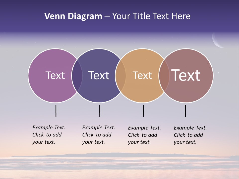 Santa Dusk Sunrise PowerPoint Template