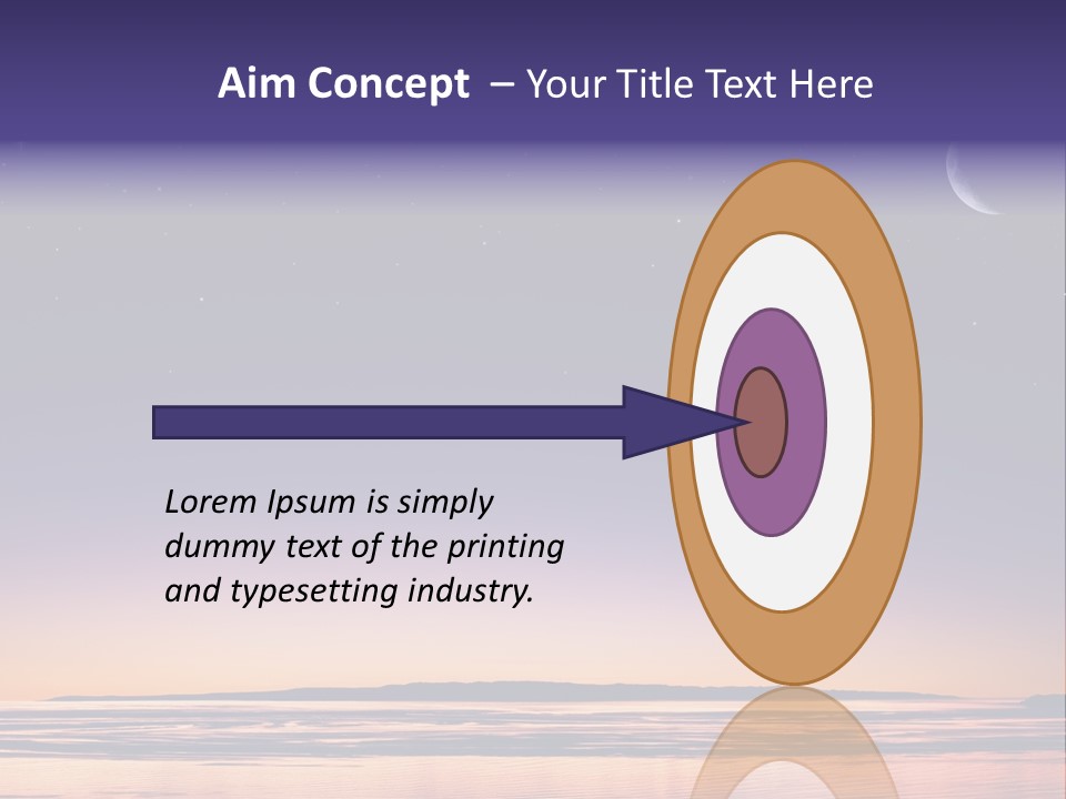 Santa Dusk Sunrise PowerPoint Template