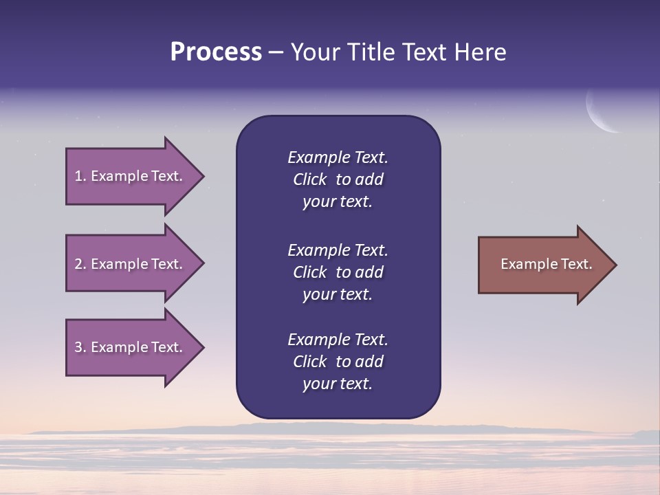 Santa Dusk Sunrise PowerPoint Template