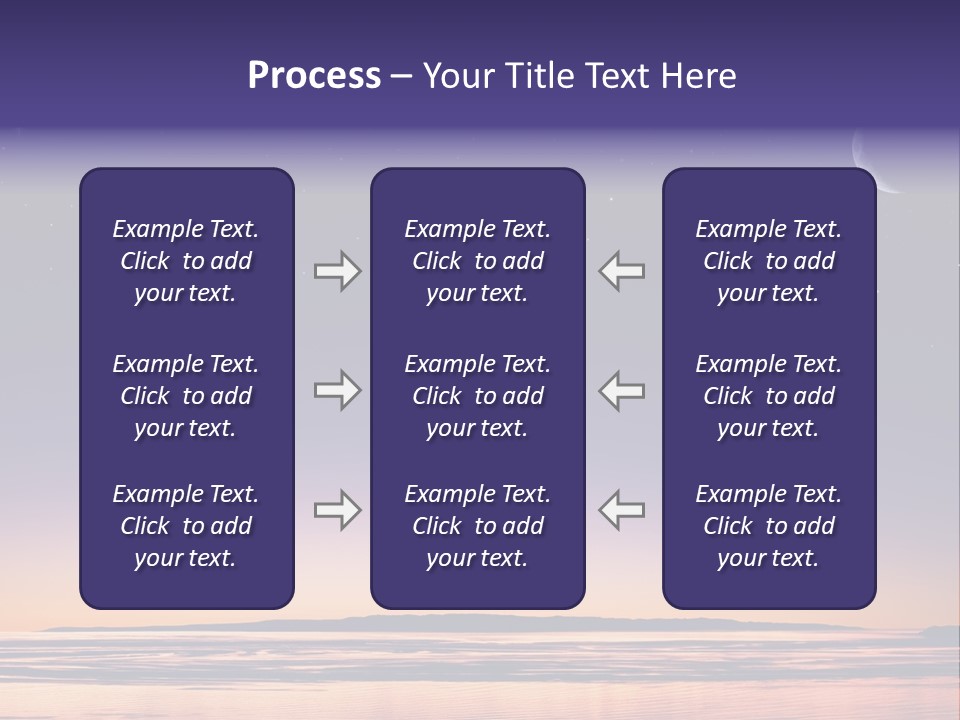 Santa Dusk Sunrise PowerPoint Template