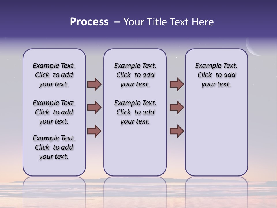 Santa Dusk Sunrise PowerPoint Template