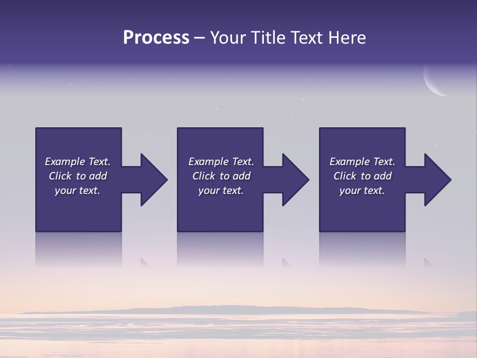 Santa Dusk Sunrise PowerPoint Template