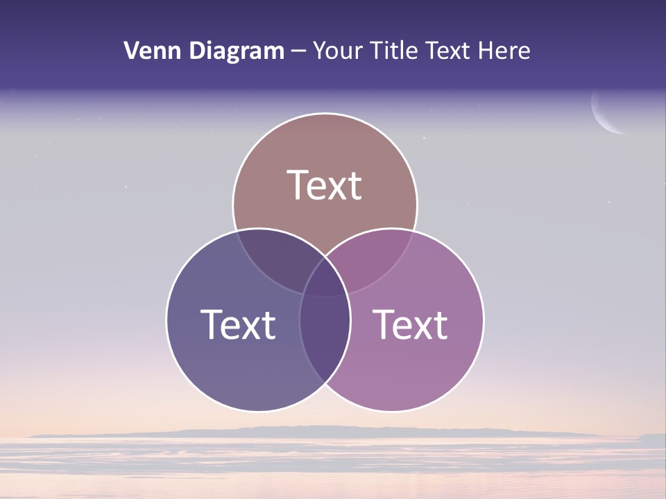 Santa Dusk Sunrise PowerPoint Template