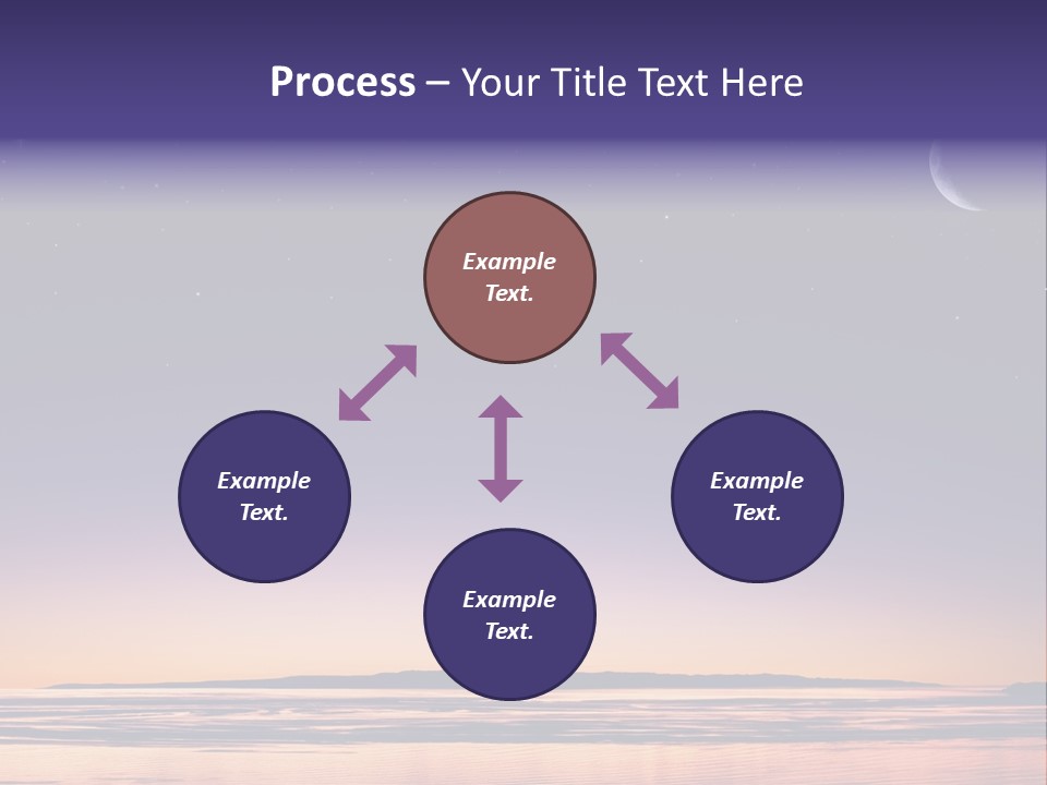 Santa Dusk Sunrise PowerPoint Template