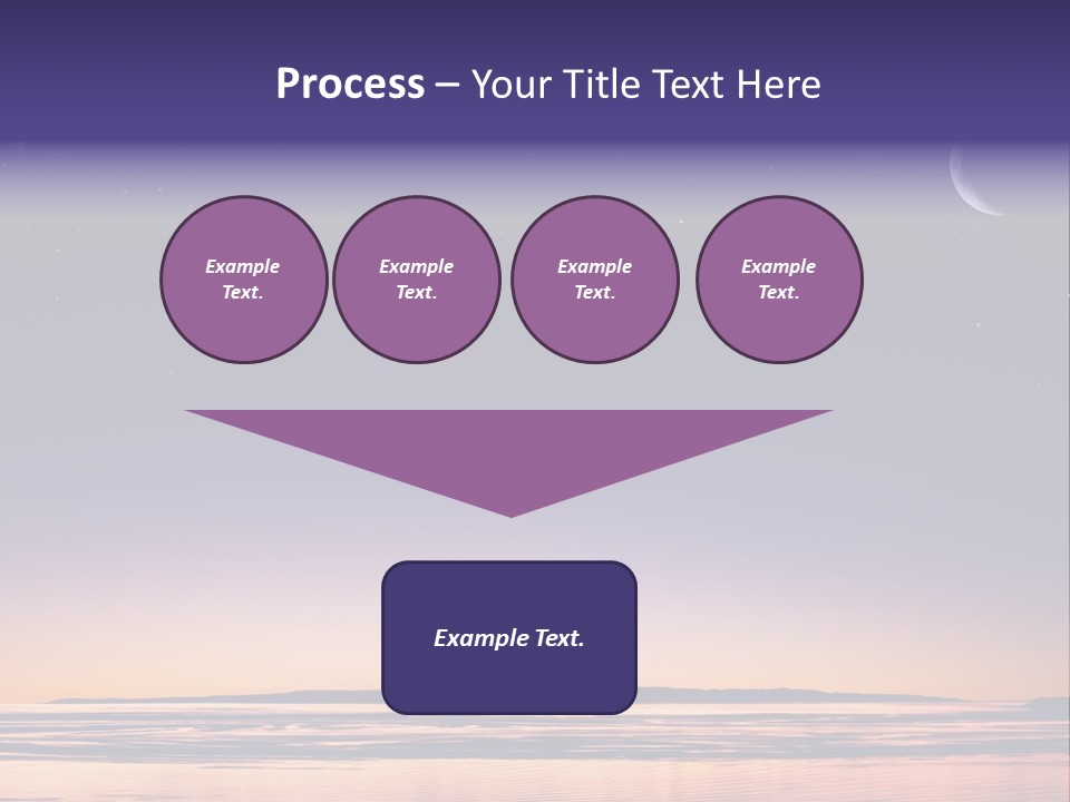 Santa Dusk Sunrise PowerPoint Template