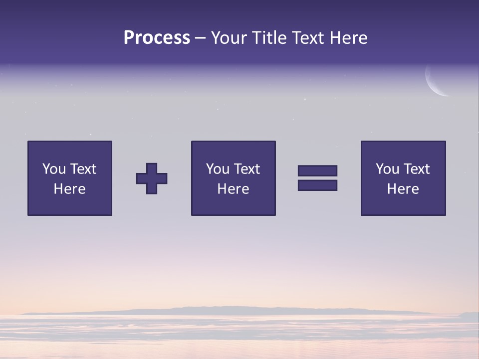Santa Dusk Sunrise PowerPoint Template