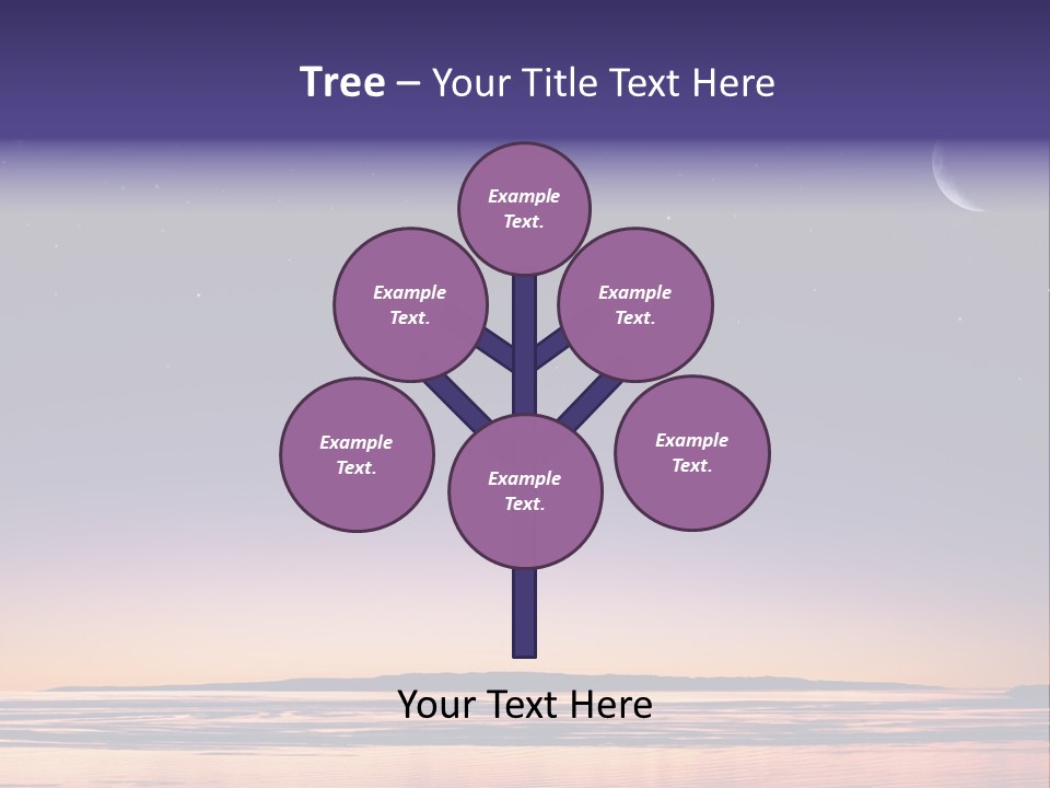 Santa Dusk Sunrise PowerPoint Template