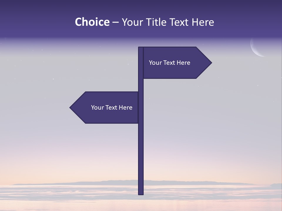 Santa Dusk Sunrise PowerPoint Template