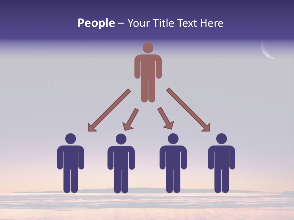 Santa Dusk Sunrise PowerPoint Template