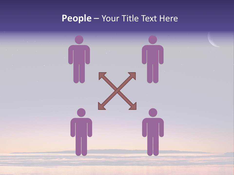 Santa Dusk Sunrise PowerPoint Template