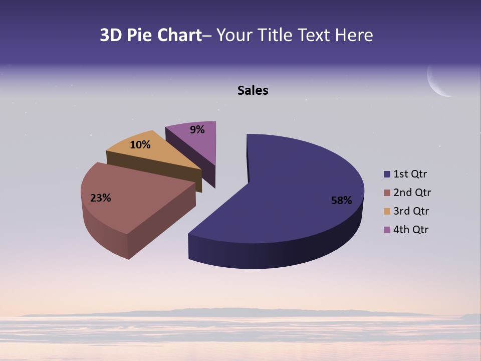 Santa Dusk Sunrise PowerPoint Template