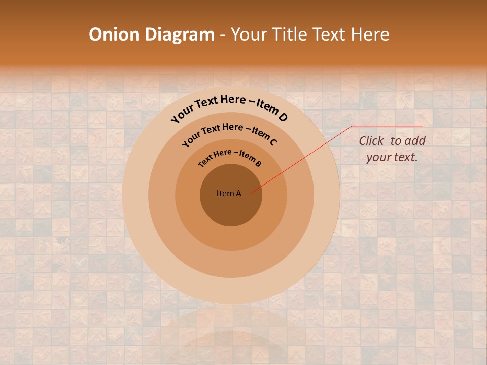 Seamless Mosaic Pink PowerPoint Template