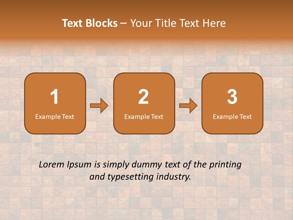 Seamless Mosaic Pink PowerPoint Template