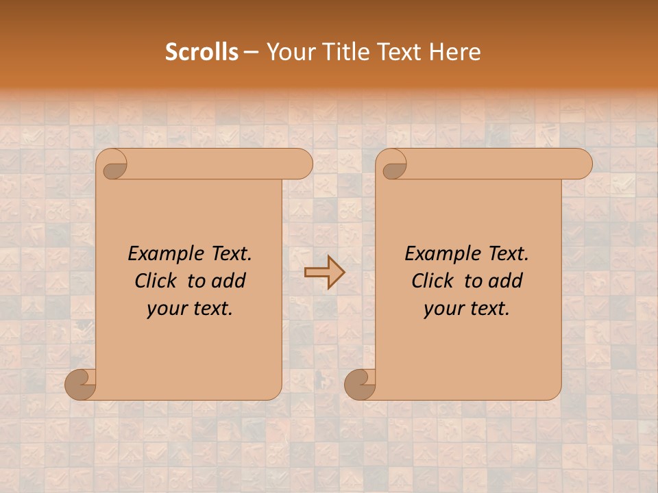Seamless Mosaic Pink PowerPoint Template