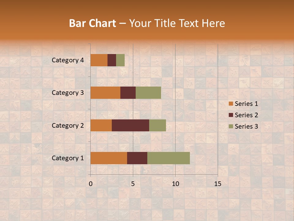 Seamless Mosaic Pink PowerPoint Template