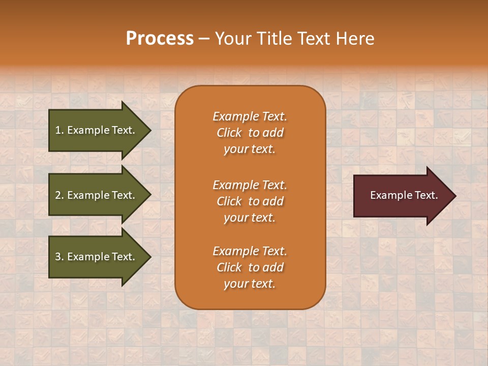Seamless Mosaic Pink PowerPoint Template