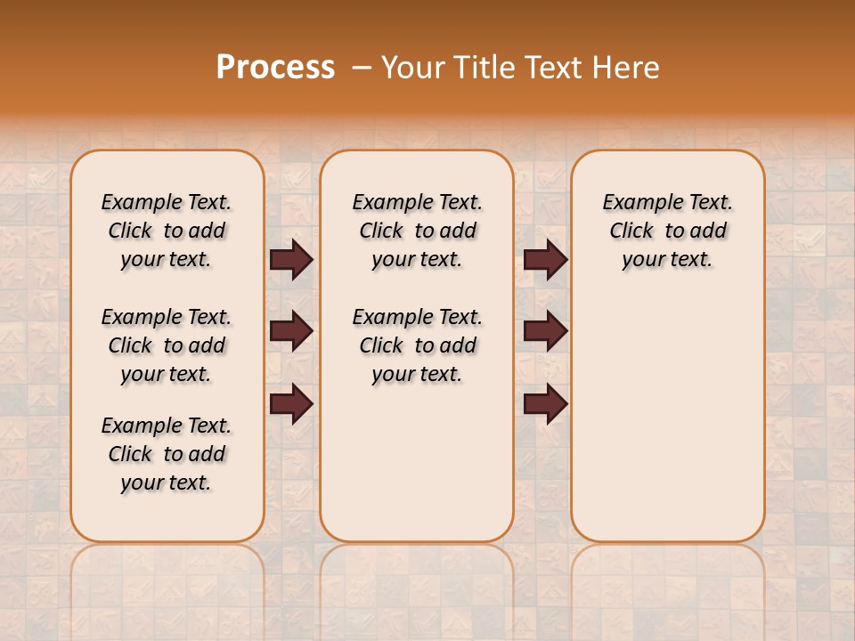 Seamless Mosaic Pink PowerPoint Template