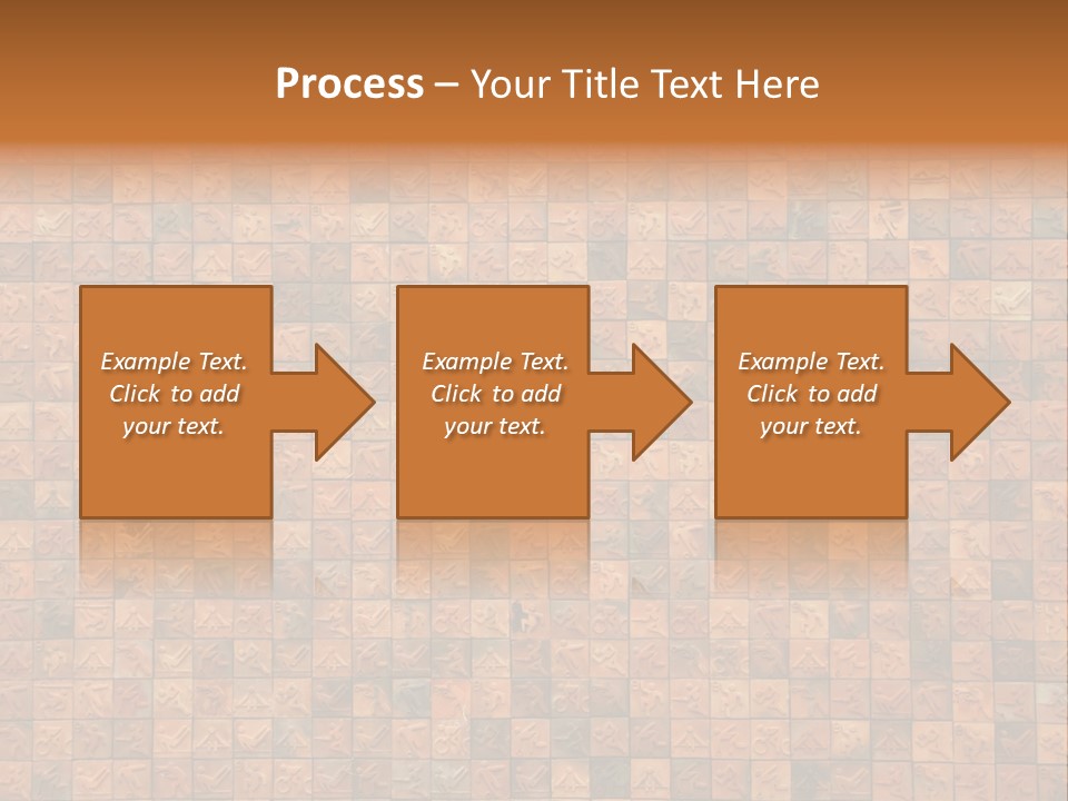 Seamless Mosaic Pink PowerPoint Template