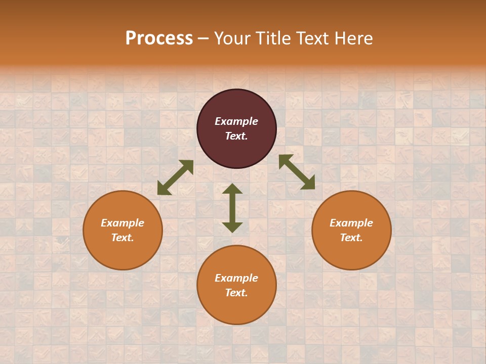 Seamless Mosaic Pink PowerPoint Template