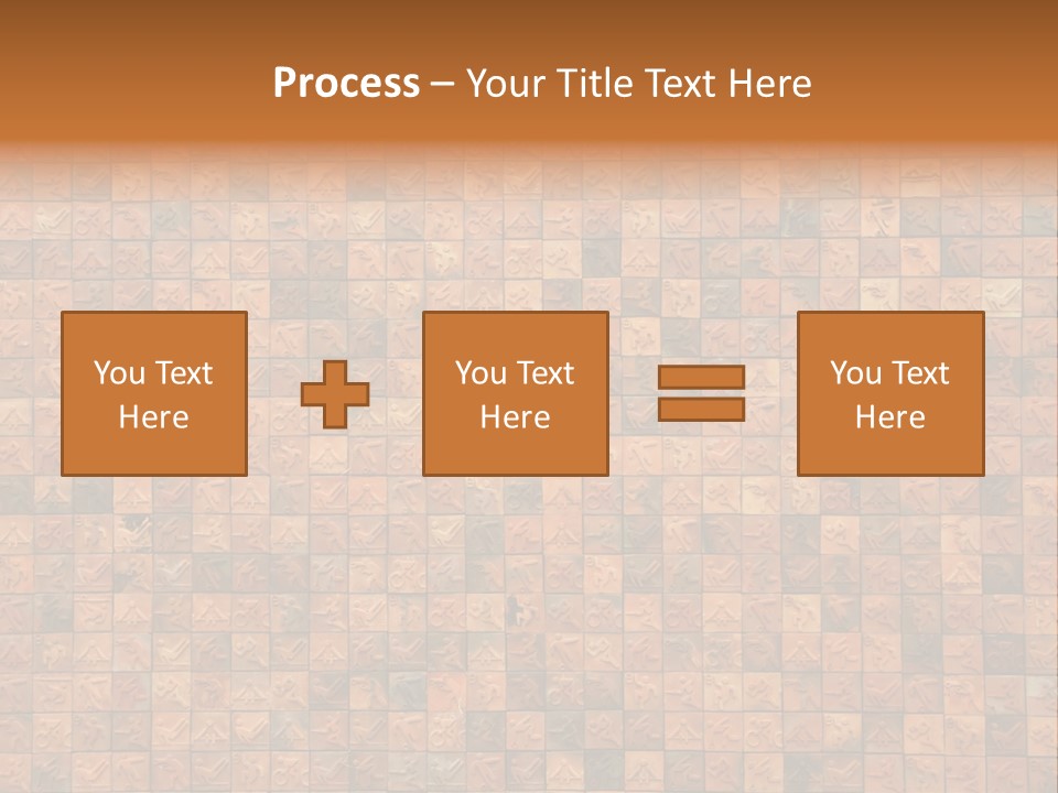 Seamless Mosaic Pink PowerPoint Template