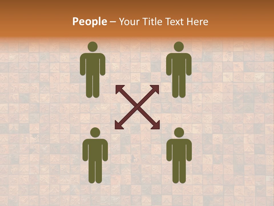 Seamless Mosaic Pink PowerPoint Template