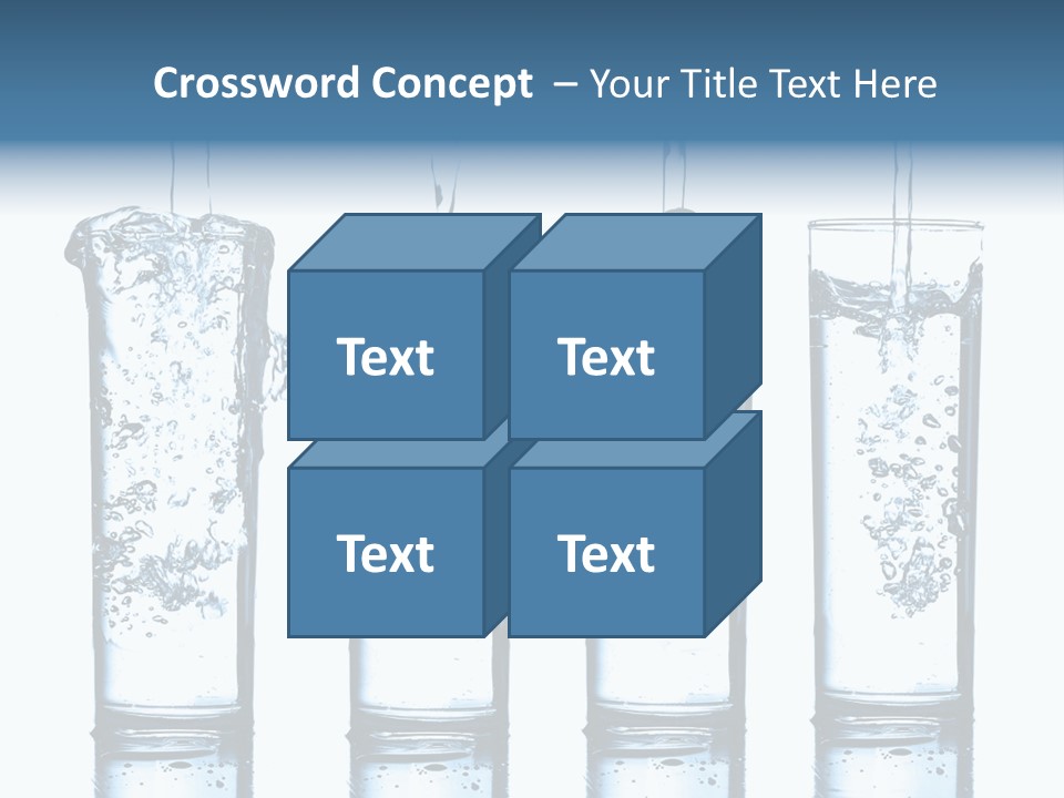 Fresh Water Ripple PowerPoint Template