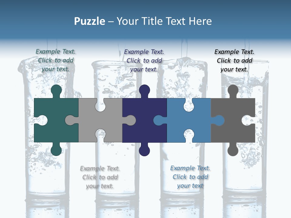 Fresh Water Ripple PowerPoint Template