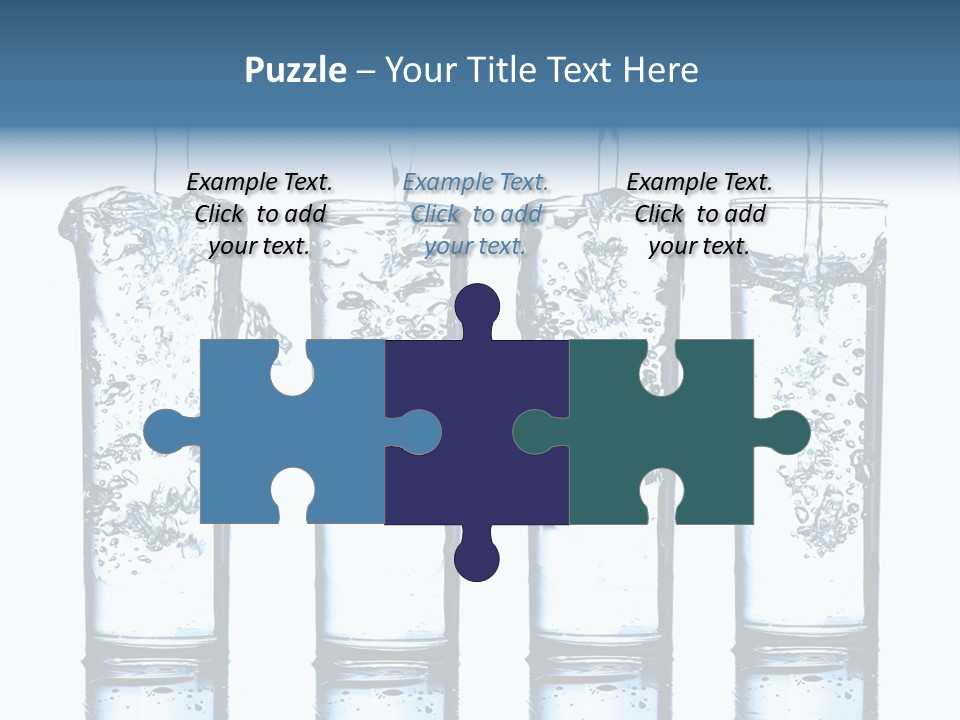 Fresh Water Ripple PowerPoint Template
