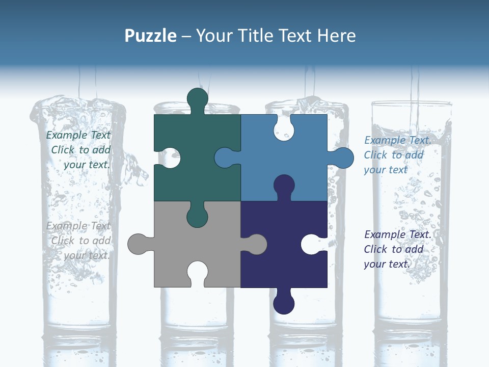 Fresh Water Ripple PowerPoint Template