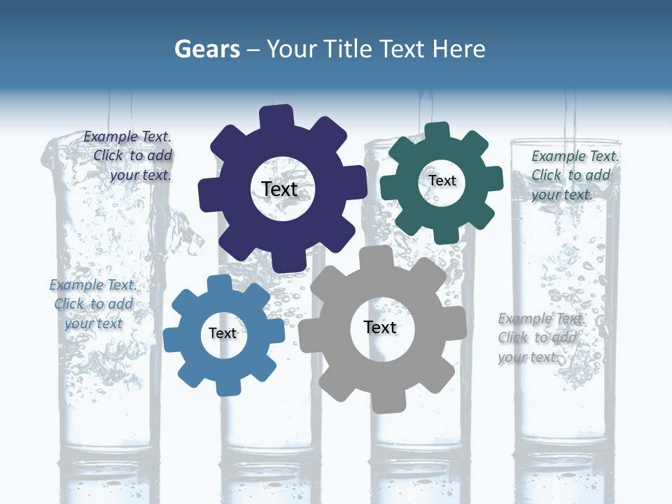 Fresh Water Ripple PowerPoint Template