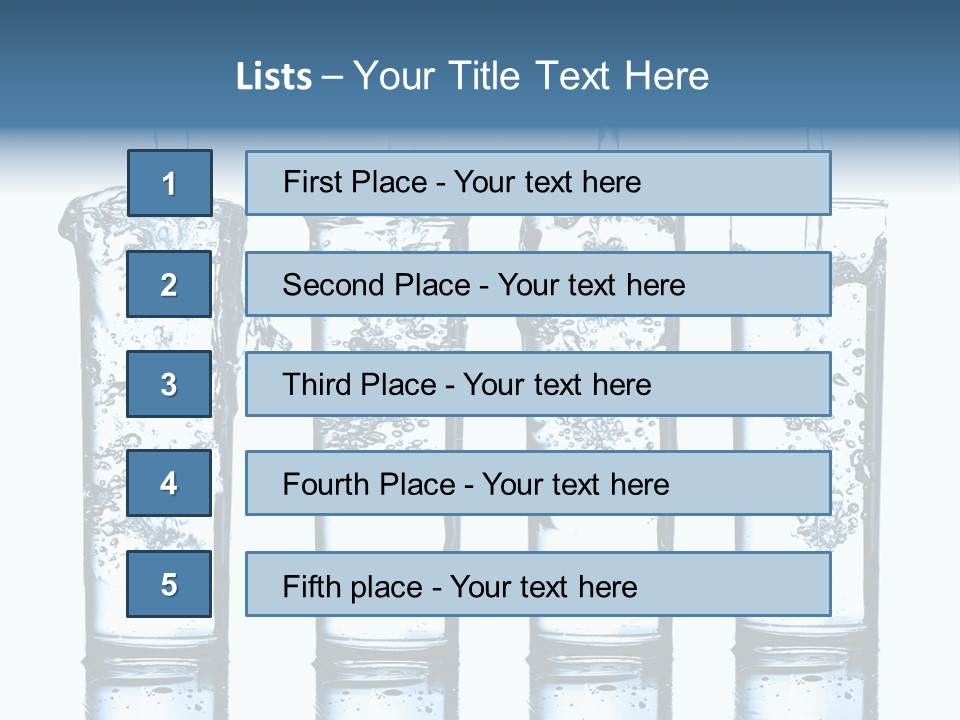 Fresh Water Ripple PowerPoint Template