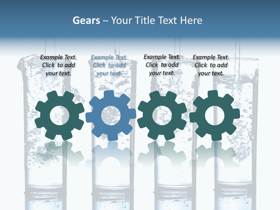 Fresh Water Ripple PowerPoint Template